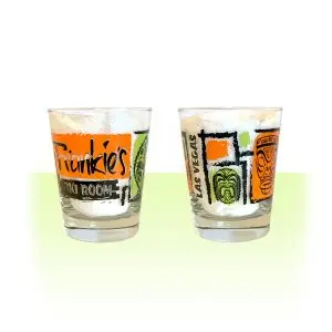 Mai Tai Glass <br /> Orbit Orange <br /> set of 2
